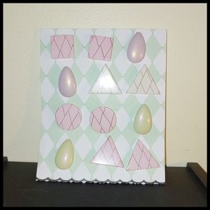 6 Pair of Pink and Cream Matching Vintage Earrings